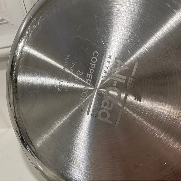 All-Clad Copper Core 8 Inch Stainless Steel Frying Pan All Clad Copper Core 8” - Picture 4 of 10